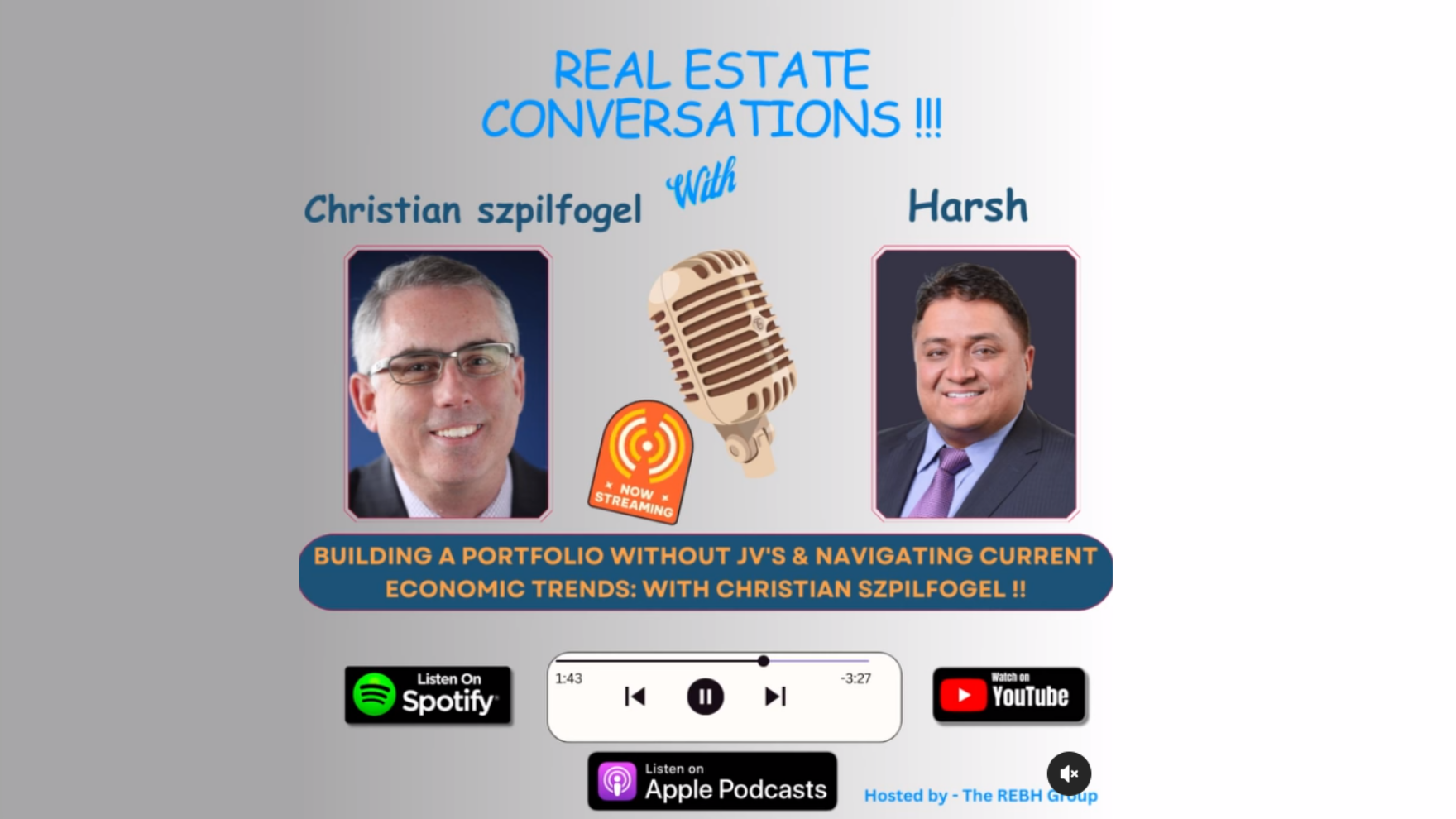 Building a Portfolio without JV’s & Navigating Current Economic Trends (Real Estate Conversations with Harsh)